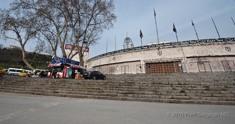 20100402_102536 D3.jpg - BJK Inonu Stadium.  Besiktas JK is a sports club in Istanbul that competes in various sports.   This is its home stadium which is in the Besiktas section of Istanbul and seats 32,000